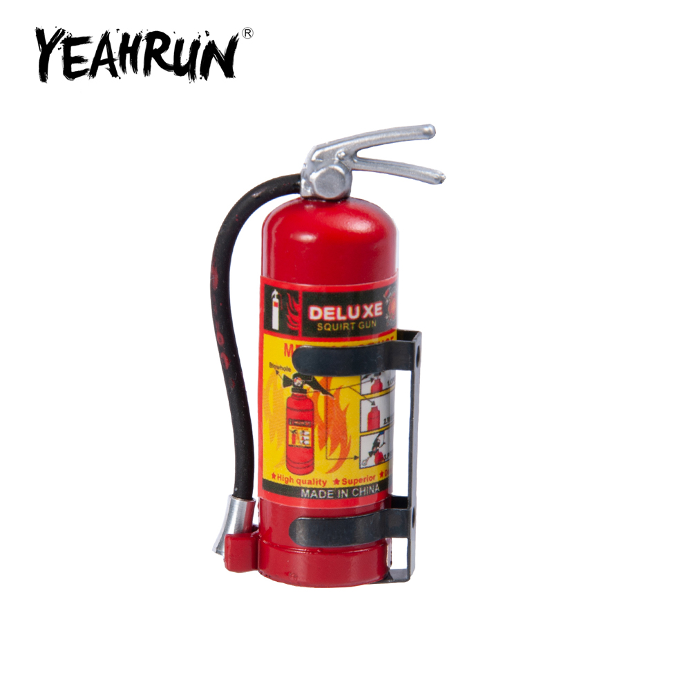 Fire Extinguisher Small - Yeahrun-アキシャルscx10、レイスtrx4、タミヤ1/10、1/8 rc車、トラック装飾ツール部品用のシミュレートされたミニ消火器
