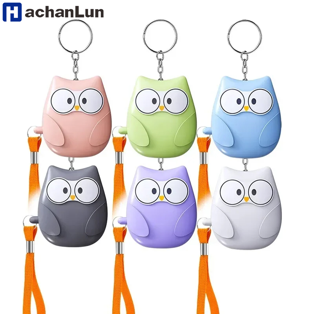 Personal Alarm Keychain - 個人用自己防衛アラーム、個人用キーホルダーアラーム、130db自己防衛サイレン安全アラーム、女性、女の子用