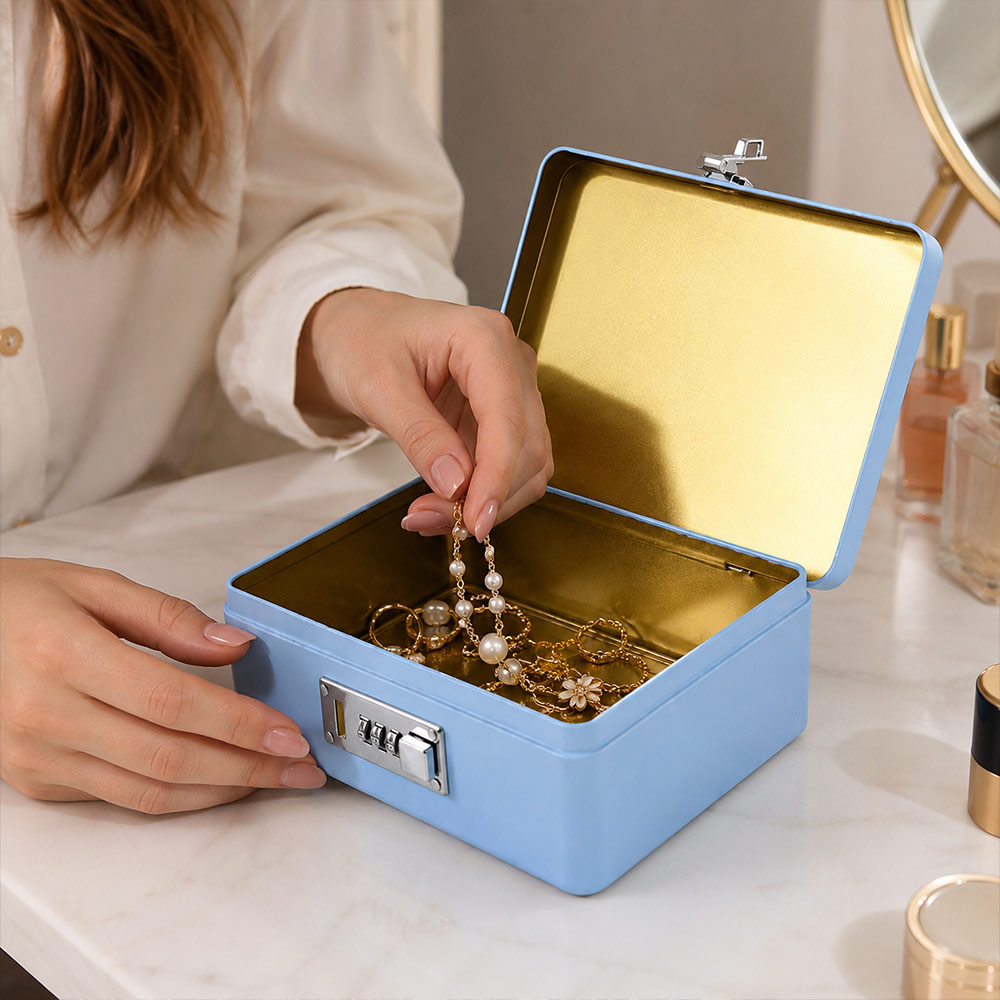 コンビネーションロック パスワードロック 収納ボックス 金属 - Medicine Cabinet Lock のレビューと価格