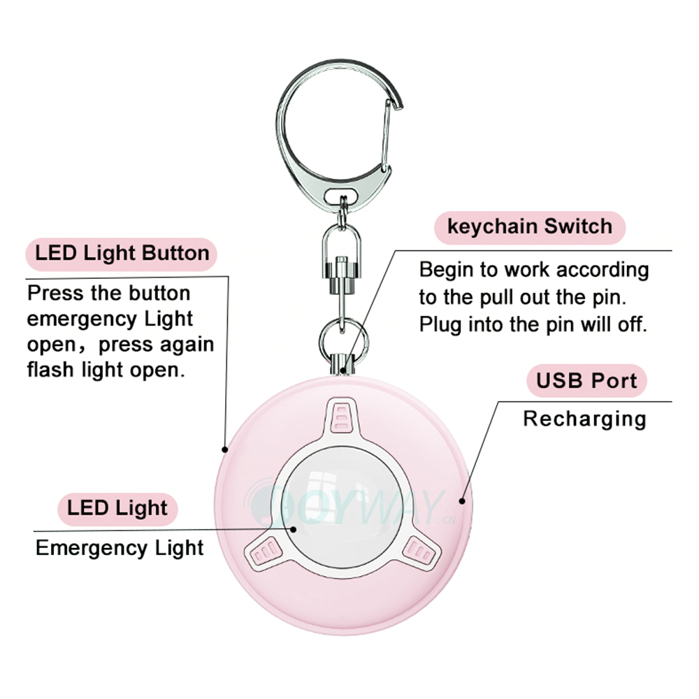 子供用護身セキュリティ130dbキーホルダー個人用安全アラー - Personal Alarm Keychain のレビューと価格