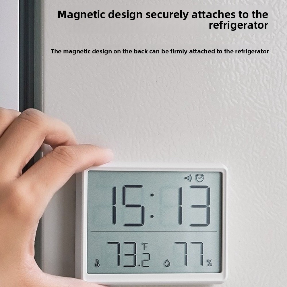 磁気吊り下げ時計大型液晶画面超薄型デジタル目覚まし時計デジタ - Pool Alarm Float のレビューと価格