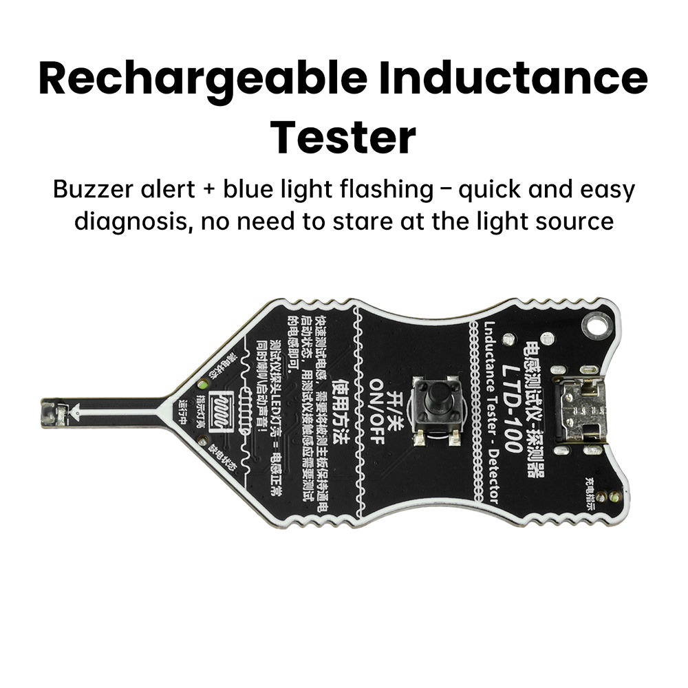 LTD-100 インダクタンステスター 充電式マザーボードコ - Co Detector Plug のレビューと価格