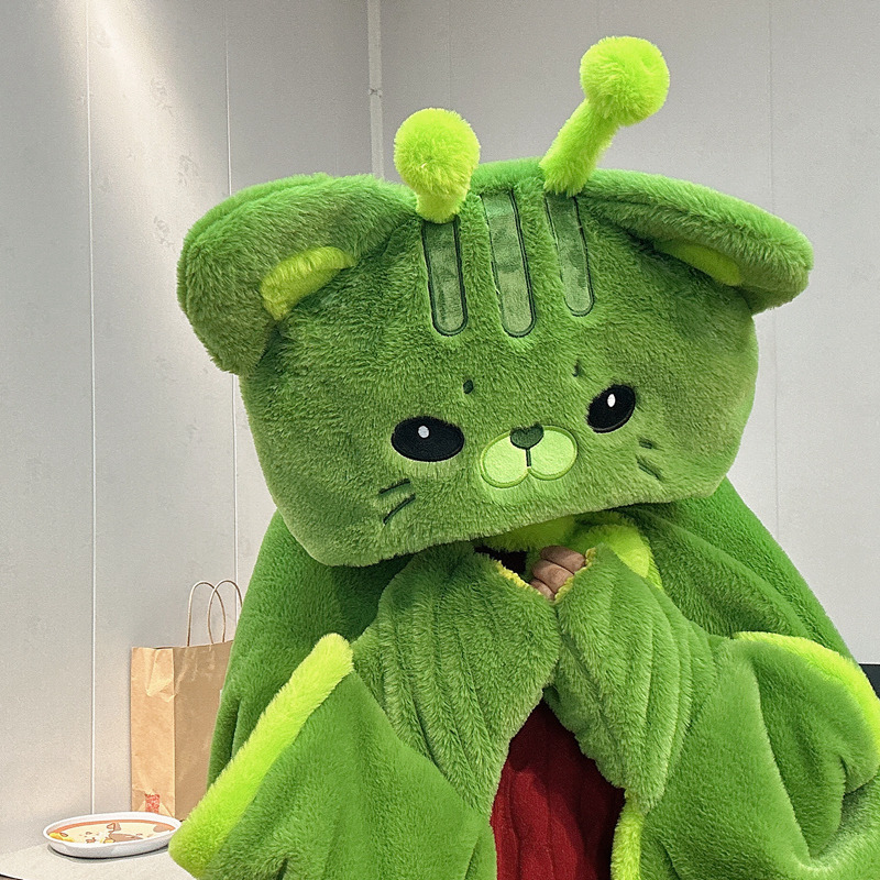 素敵なぬいぐるみのような柔らかい猫のケープ、漫画風の猫のコー - Fire Blanket Kitchen のレビューと価格